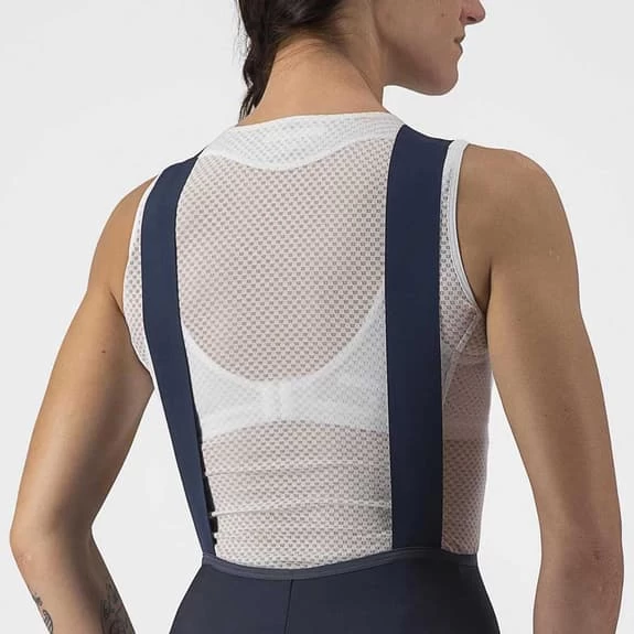 Cuissard Long Castelli Velocissima Drop Tail Bleu Foncé Argenté Réfléchissant Femme 6 Cuissard Long Castelli Velocissima Drop Tail Bleu Foncé Argenté Réfléchissant Femme – Image 4