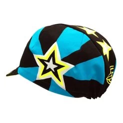 Casquette Cinelli Ana Benaroya Stars Noir Bleu Jaune -Vélo Équipement Magasin ci starscap 003