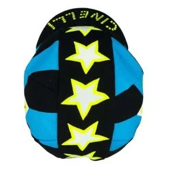 Casquette Cinelli Ana Benaroya Stars Noir Bleu Jaune -Vélo Équipement Magasin ci starscap 004