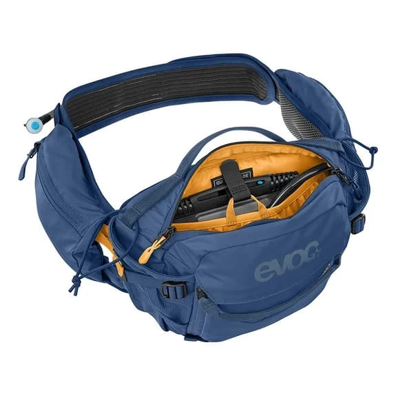Sac Banane Evoc Hip Pack Pro 3L+ Sac 1.5L Bleu 4 Sac Banane Evoc Hip Pack Pro 3L+ Sac 1.5L Bleu – Image 2
