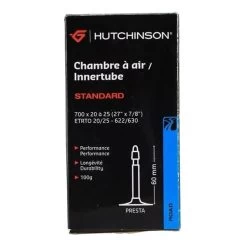 Chambre à Air Hutchinson Standard 700x20-25 Valve Presta 60 Mm