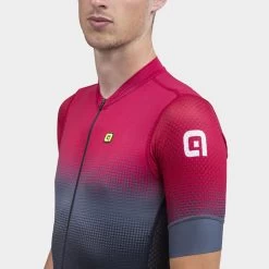 ALE Maillot Alé PRS Gradient Manche Courte Rouge Foncé Noir -Vélo Équipement Magasin l22144426 7