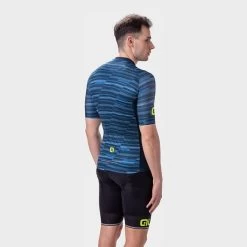 ALE Maillot Alé Solid Step Manche Courte Bleu -Vélo Équipement Magasin l22194402 step jersey uomo 3