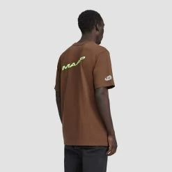 T-shirt MAAP League Manche Courte Marron 10 T-shirt MAAP League Manche Courte Marron -Vélo Équipement Magasin map mat078 oak 003