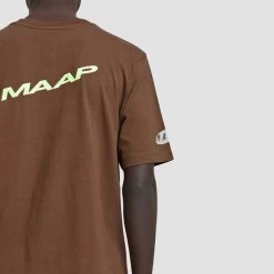 T-shirt MAAP League Manche Courte Marron 13 T-shirt MAAP League Manche Courte Marron -Vélo Équipement Magasin map mat078 oak 006