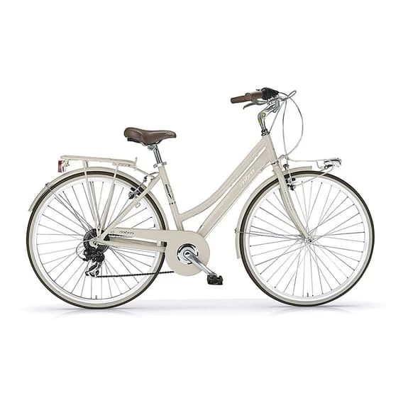 Vélo Urbain MBM Boulevard 6V Crème Femme 3 Vélo Urbain MBM Boulevard 6V Crème Femme
