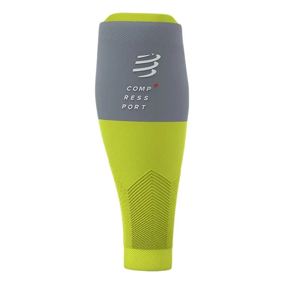 Guêtres De Compression Compressport R2V2 Vert Lime Gris 5 Guêtres De Compression Compressport R2V2 Vert Lime Gris – Image 3