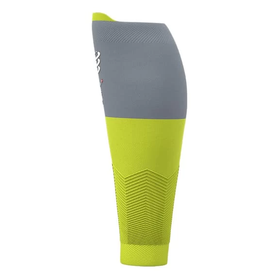 Guêtres De Compression Compressport R2V2 Vert Lime Gris 7 Guêtres De Compression Compressport R2V2 Vert Lime Gris – Image 5