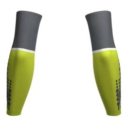 Manchettes Compressport ArmForce Ultralight Vert Lime Gris -Vélo Équipement Magasin po su00008b 607 005