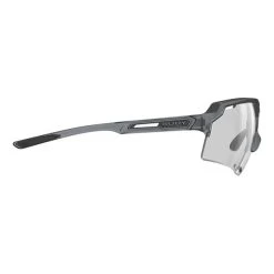 Lunettes Rudy Project Deltabeat Gris Cendré Métallique Avec Verres Photochromiques ImpactX 2 Laser Noir -Vélo Équipement Magasin ru 517 1288 004