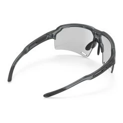Lunettes Rudy Project Deltabeat Gris Cendré Métallique Avec Verres Photochromiques ImpactX 2 Laser Noir -Vélo Équipement Magasin ru 517 1288 005