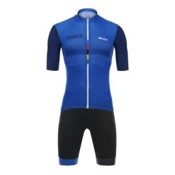 Équipement Santini UCI Lugano 1953 Bleu Noir
