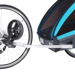 Remorque Thule Chariot Coaster 2 XT + Vélo + K Conduite Bleu Noir -Vélo Équipement Magasin th10101806 4