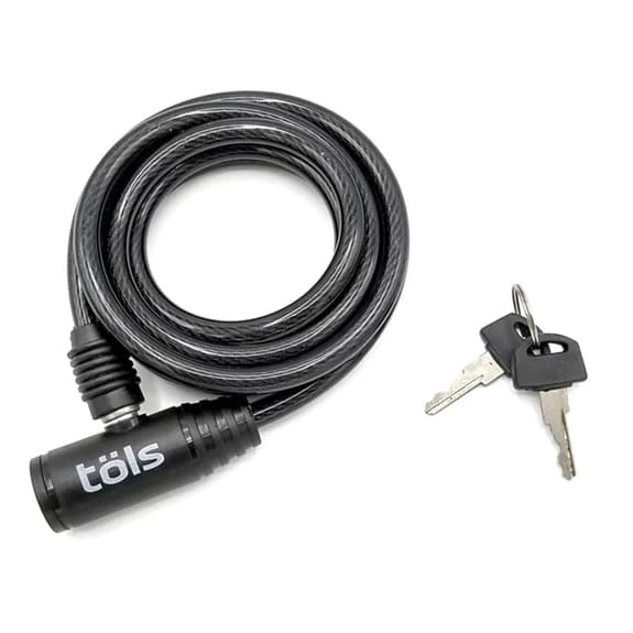 Antivol Töls Spiral 180x8 Noir 3 Antivol Töls Spiral 180x8 Noir